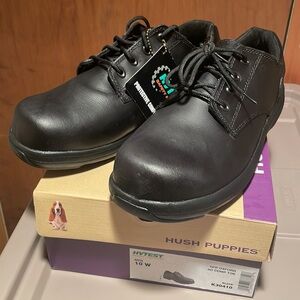Hytest Hush Puppies Men’s Composite Toe Oxford Shoes Size 10 W